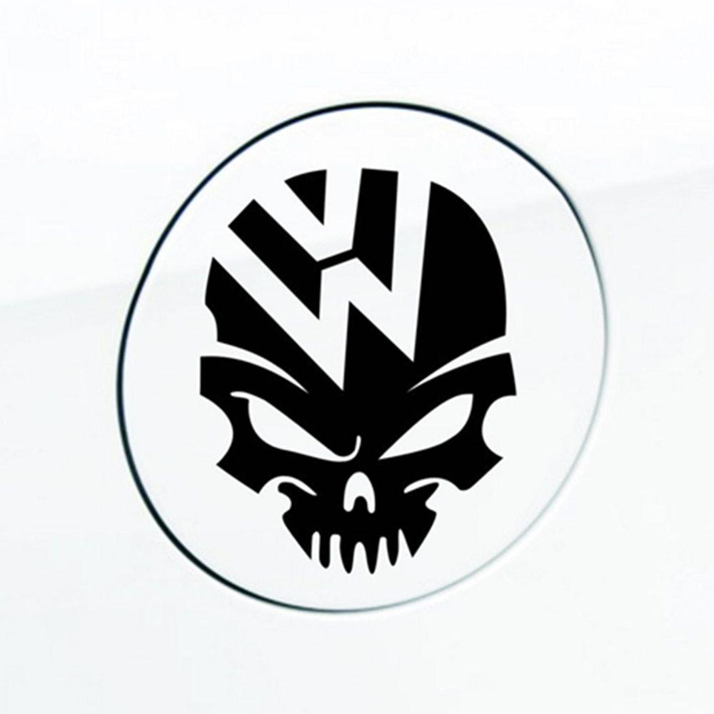 Cool VW Logo - Aliexpress.com : Buy 1pc Cool logo Reflective Car Skull Tank Decal ...