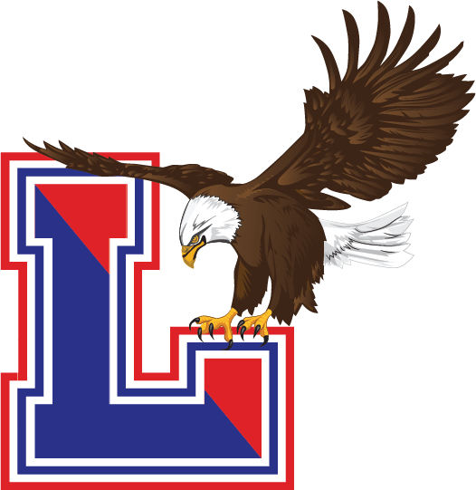Newspaper with Red Eagle Logo - Lakes Eagles Logo