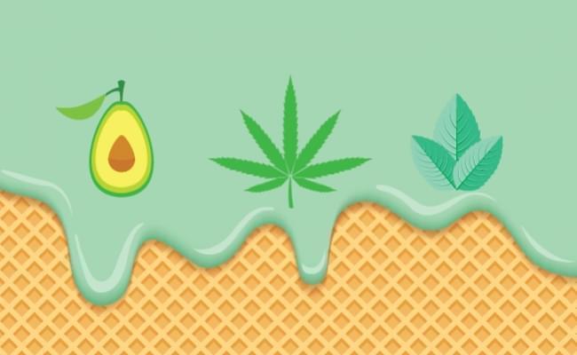 Ice Cream Green Leaf Logo - Cannabis-Infused Mint Chip Avocado Ice Cream - RQS Blog