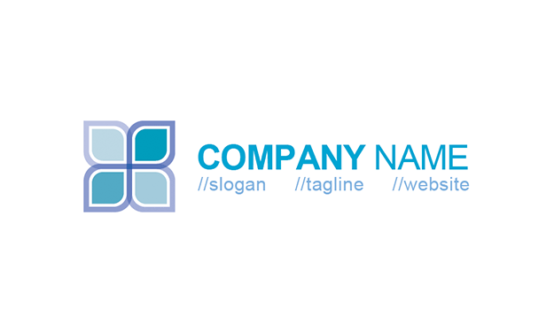 Blue Square Company Logo - Free Blue Square Logo Template iGraphic Logo