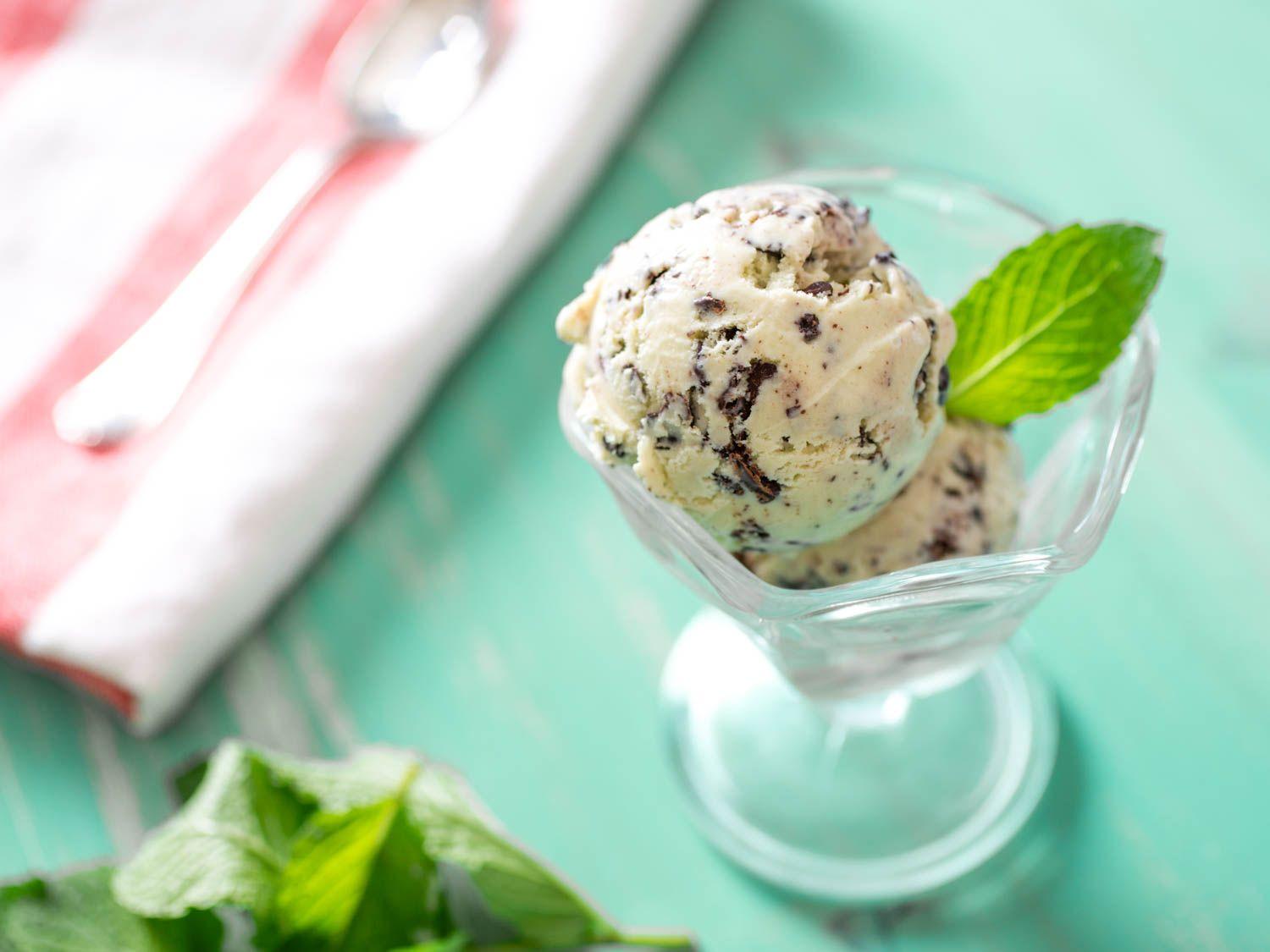 Ice Cream Green Leaf Logo - The Best Mint Chip Ice Cream Recipe | Serious Eats