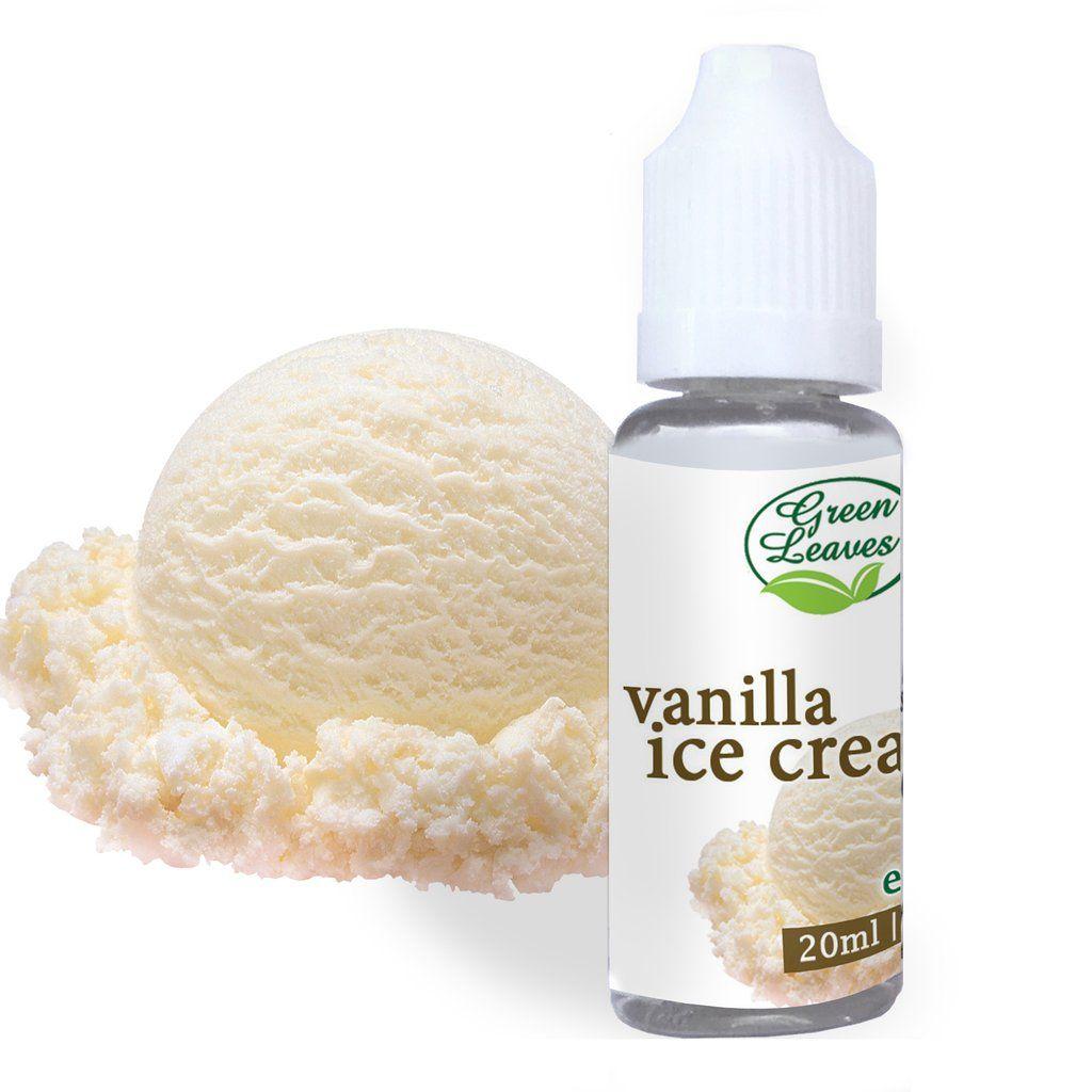 Ice Cream Green Leaf Logo - Green Leaves Concentrated Vanilla Ice Cream Multi-purpose Flavor ...