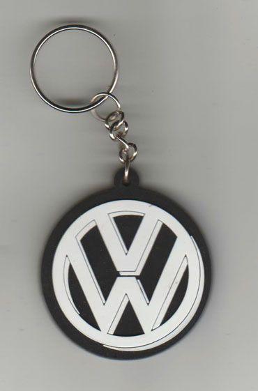Cool VW Logo - VW Logo Black/White Key Ring Cool T-shirt