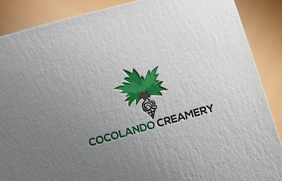 Ice Cream Green Leaf Logo - Entry #119 by monnait420 for Logo for Ice Cream Shop | Freelancer