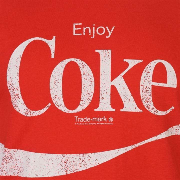 Coke Logo - Official Coke Logo T Shirt Men's | Casual Clothing