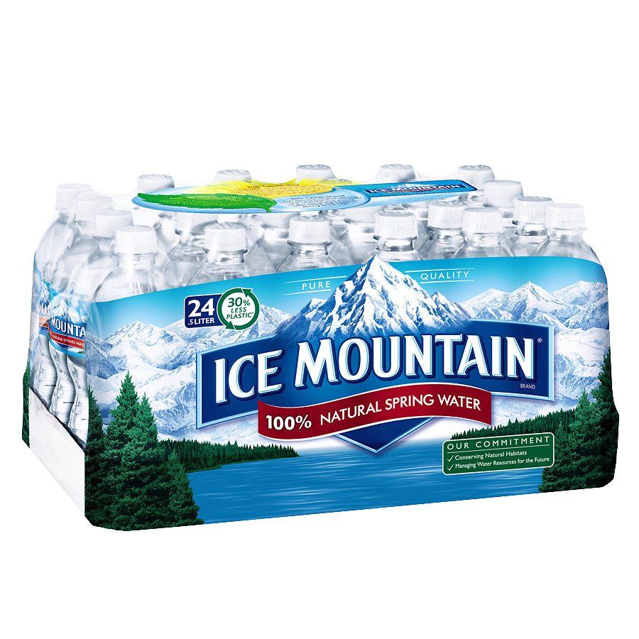 Water Bottle Ice Mountain Logo - Ice Mountain 100% Natural Spring Water | Walgreens