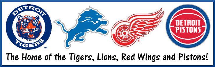 Detroit Red Wing Sports Logo - Michigan Professional Sports