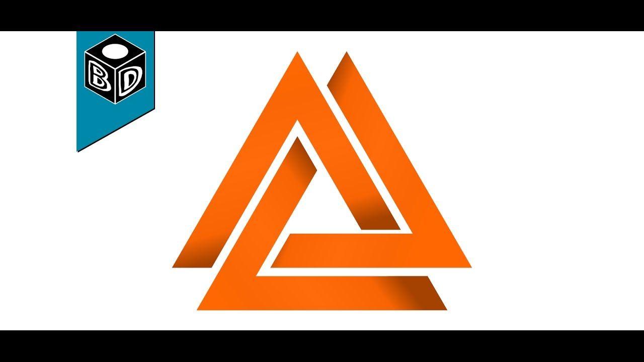 Orange Triangle Logo - Tutorial Inkscape : Triangle Logo