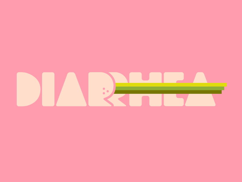 Diarrhea Logo - Diarrhea Logo by Summer Violett | Dribbble | Dribbble