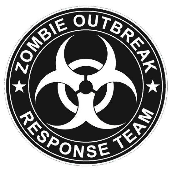 Apocalypse Logo - Zombie Outbreak Response Team Logo | Sticker | walking dead | No ...