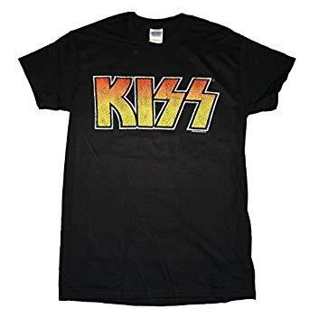 Small Amazon Logo - Kiss Vintage Distressed Logo T-Shirt - All Sizes - Small: Amazon.co ...