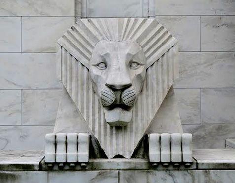Art Deco Lion Logo - Pin by 