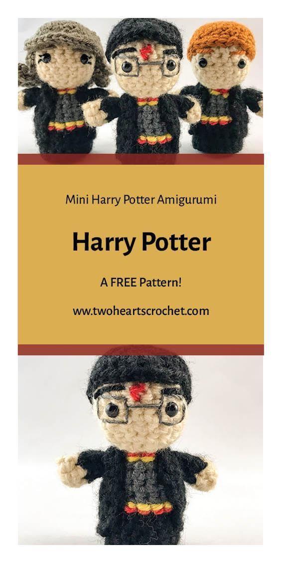 Crochet Harry Potter HP Logo - Crochet Harry Potter Doll Pattern | Harry Potter Pattern| HP ...
