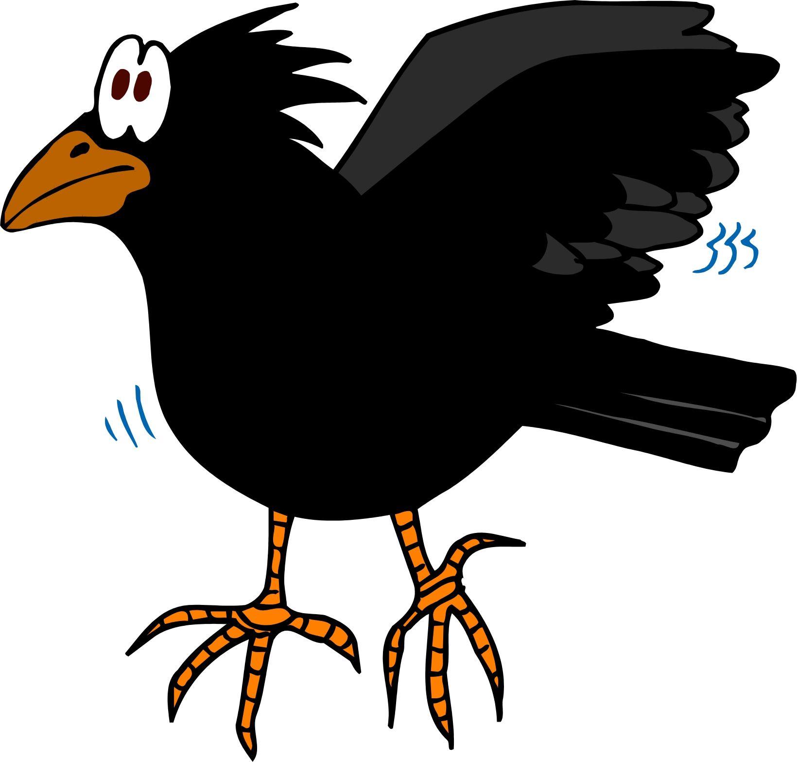 Cartoon Crow Logo - Cartoon Crow - Clip Art Library