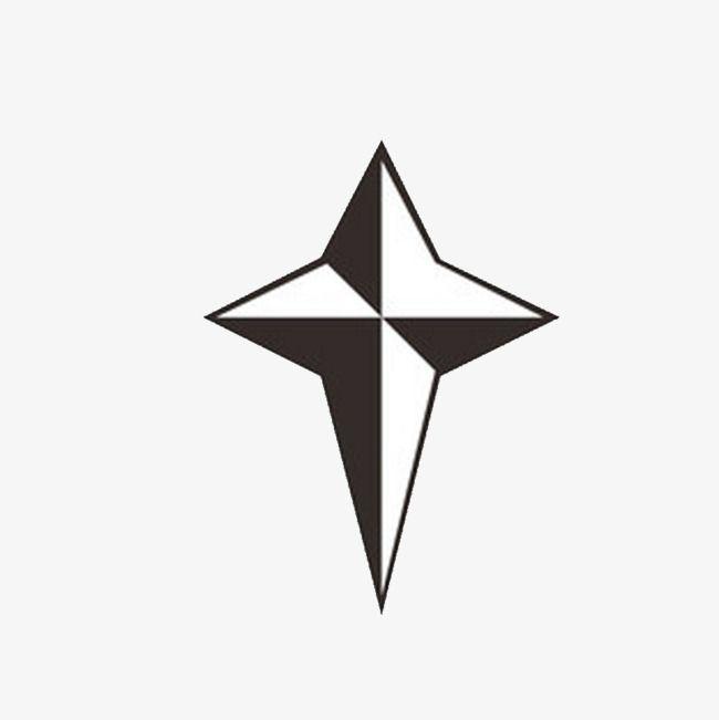 Star Cross Logo - Irregular Cross Star, Cross Clipart, Star Clipart, Star PNG Image ...