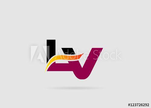 LV Company Logo - LV company linked letter logo this stock vector and explore