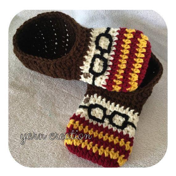 Crochet Harry Potter HP Logo - Newborn Crochet football beanie hat. Reduced Price for quick. a a