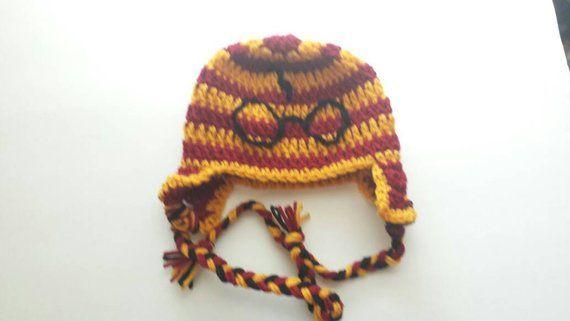 Crochet Harry Potter HP Logo - Harry Potter Hat/Harry Potter Crochet Hat/HP | Etsy