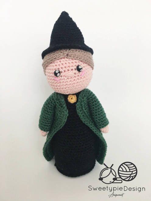 Crochet Harry Potter HP Logo - Minerva Mcgonagall Crochet Pattern English Dutch. Hp