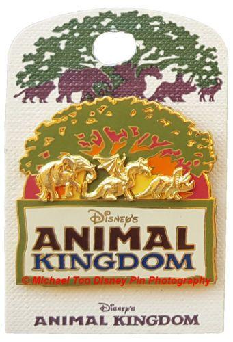 Animal Kingdom Logo - DISNEY 1998 DISNEY'S ANIMAL KINGDOM LOGO TREE OF LIVE & ANIMALS 3D ...