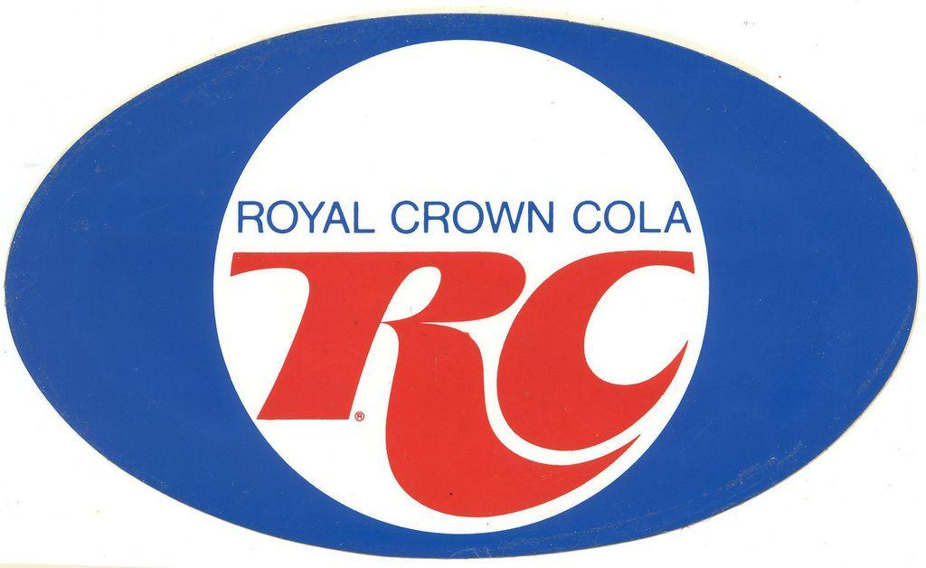 Royal Crown Cola Logo - RC Cola Decal. Here's an old decal from Royal Crown Cola fe