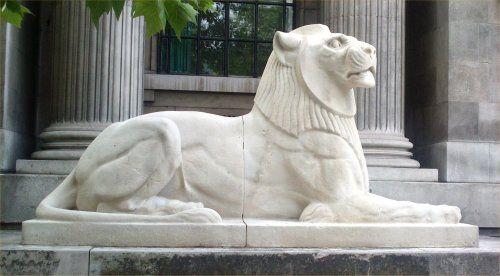 Art Deco Lion Logo - lions. Books & the City