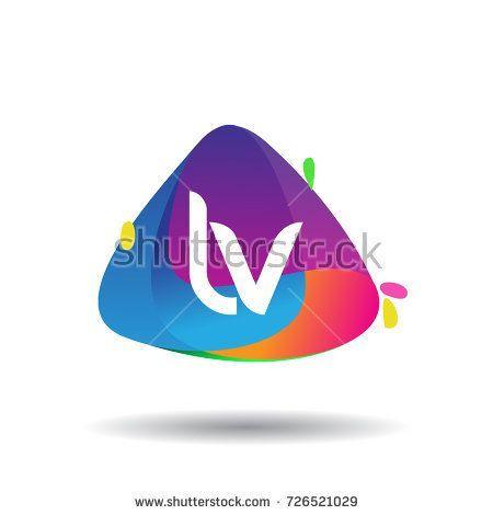 Lv L V Pink Purple Line Stripe Alphabet Letter Logo Vector Template Stock  Vector - Illustration of branding, company: 94004460