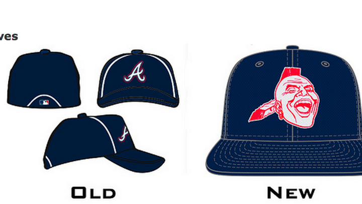 Old Braves Logo - The Atlanta Braves Think This 'Screaming Indian' Logo Is a Good Idea ...