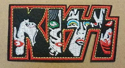 Kiss Face Logo - KISS BAND DIE Cut Name Face Logo Patch 3 1 2 Inches Wide - $5.99