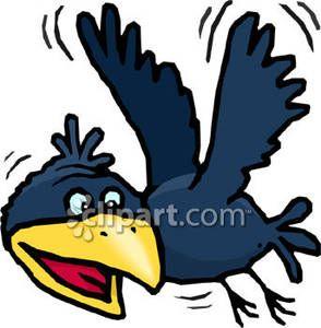 Cartoon Crow Logo - Cartoon Crows Clipart