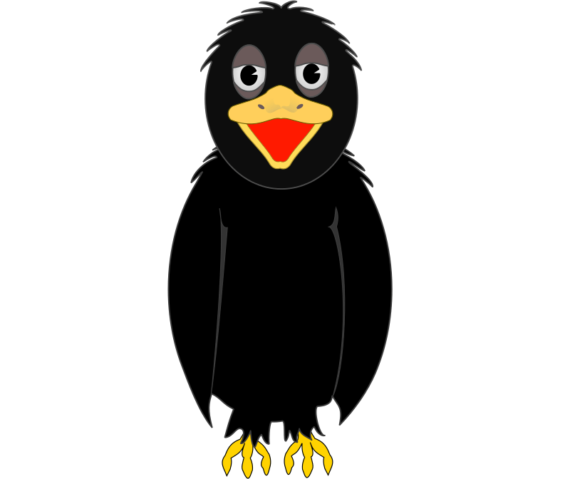 Cartoon Crow Logo - Crow Cartoon Png For Free Download On YA Webdesign