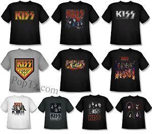 Kiss Face Logo - KISS Rock Band Group Face Destroyer Live Concert Logo Kid Boy Youth ...