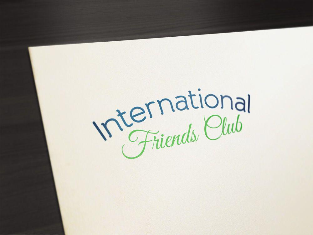 Who Has a Globe Logo - International Friends Club Logo
