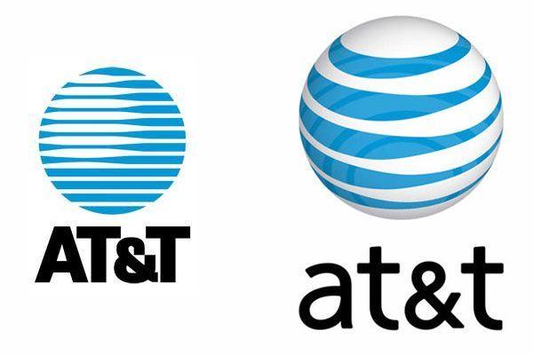 AT&T Company Logo - The AT&T logo is the name of the company sitting beneath a globe ...