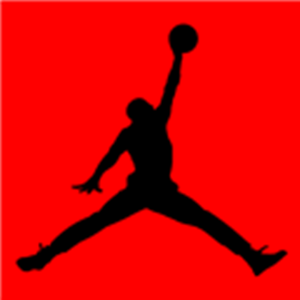 Red and Black Jordan Logo - red-black-jordan-logo - Roblox