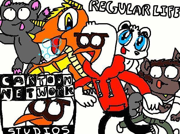 Cartoon Network Shows Logo - Regular Life with Cartoon Network logo. !Regular Show! Amino