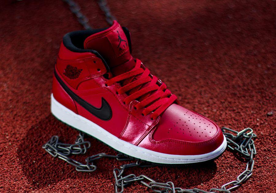 Red and Black Jordan Logo - Jordan Aj 1 97 Gym Red Black Red Lebron James Easter Shoes 2015 ...