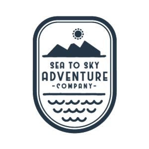 Blue Square Company Logo - Sea to Sky Adventure Company Mountain Bike, Kayak