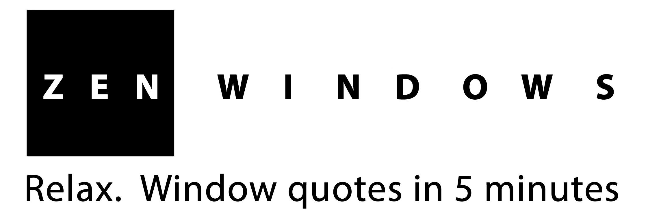 Zen Windows Logo - Vinyl Replacement Windows and Doors In Cincinnati OH