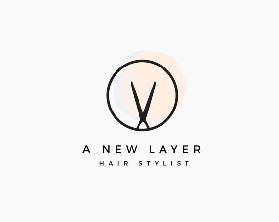 Stylist Logo - Premade Logo Grooming Logo Hair Stylist Logo Hair Salon
