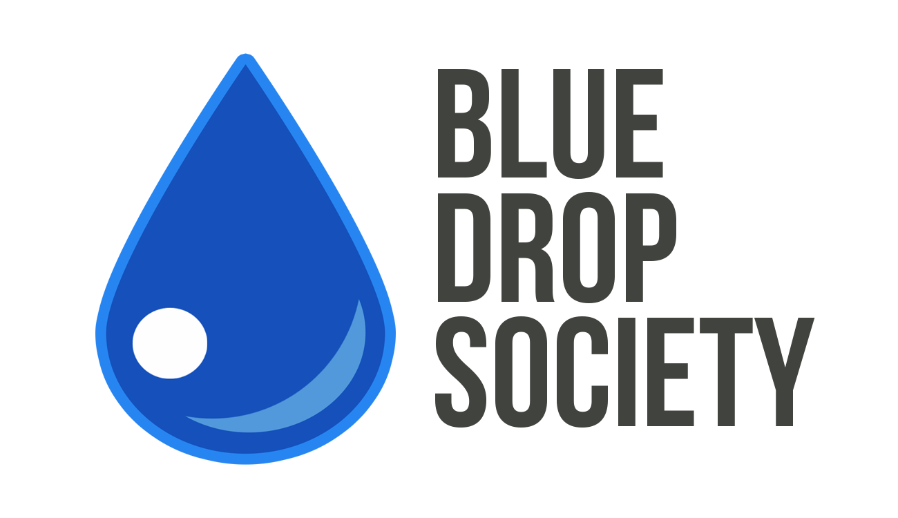 Blue Drop Logo - Blue Drop Society