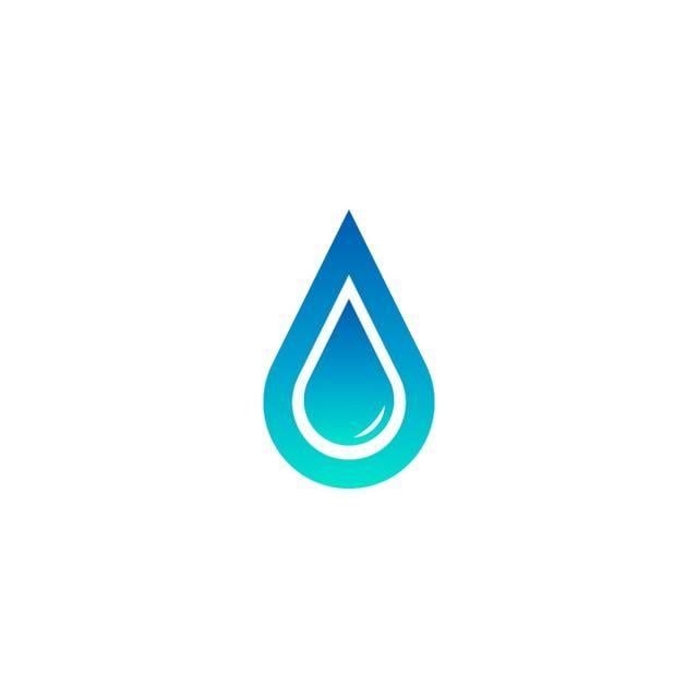 Blue Drop Logo - Blue Water Drop Logo Icon Template Vector, Business, Water, Abstract ...