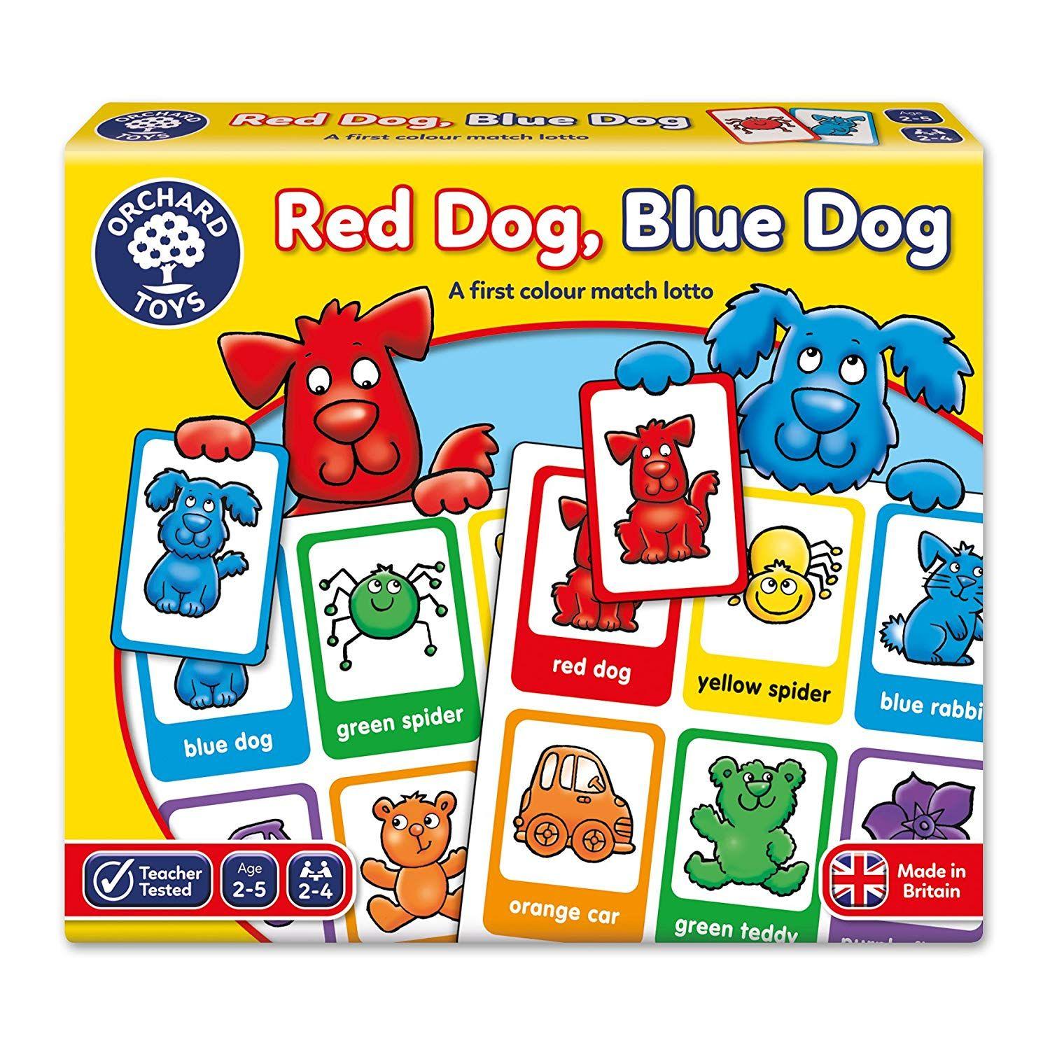 Blue Dog Green Logo - Orchard Toys Red Dog Blue Dog Lotto Game: Amazon.co.uk: Toys & Games