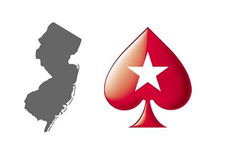 Red Spade with White Star Logo - Pokerstars Readying For Return to New Jersey