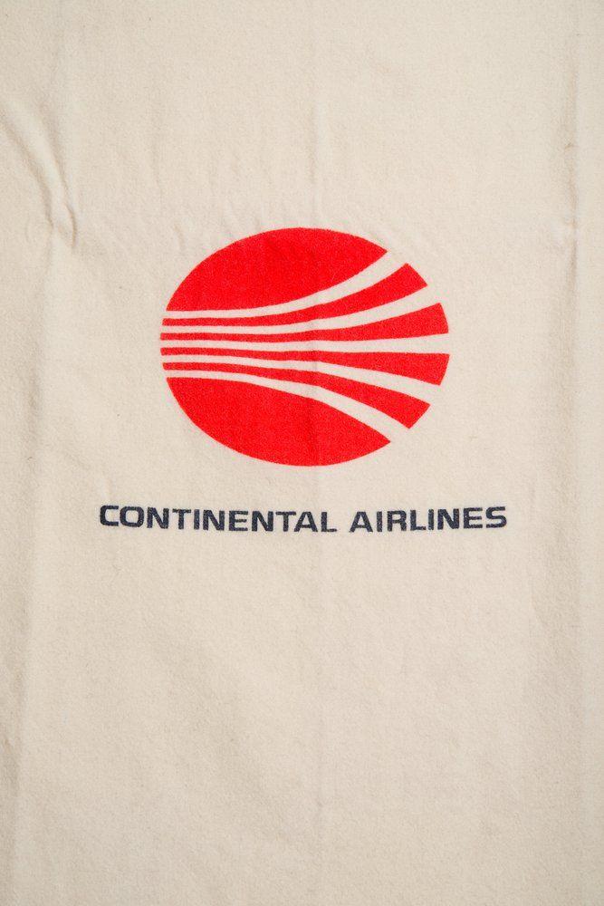 Old Continental Logo - Vitnage — 1960's Vintage Pendleton Continental Airlines Blanket 58 ...