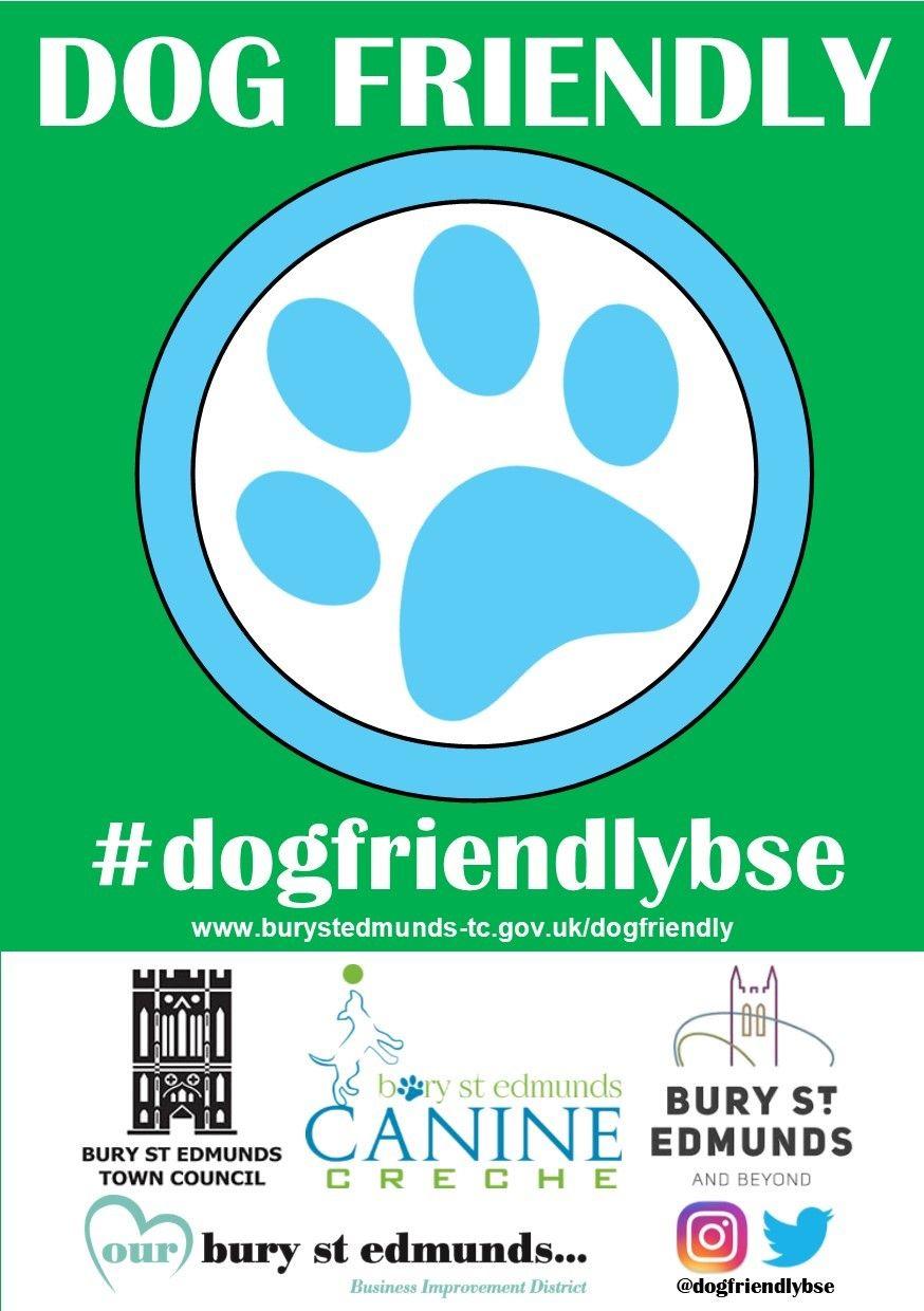 Blue Dog Green Logo - Dog Friendly Bury St Edmunds » Bury St Edmunds Town Council