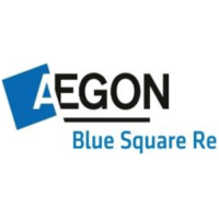 Blue Square Company Logo - Aegon Blue Square Re N.V