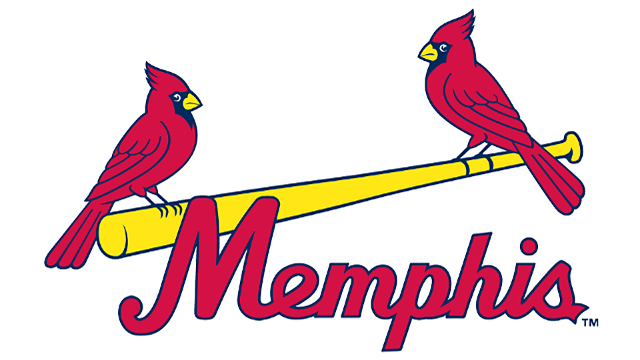 Red Birds with Banner Logo - A History of the Redbirds Logo - Memphis Type History
