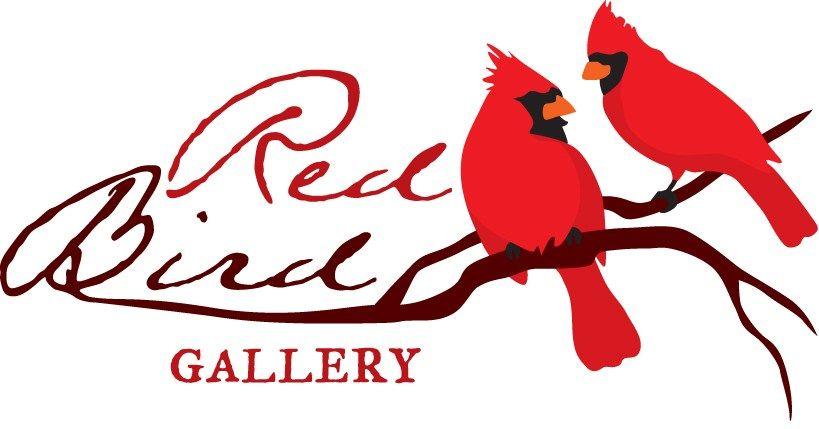 Red Birds with Banner Logo - Red Bird Gallery | Artists of 30a & South Walton