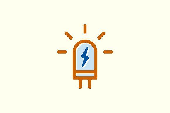 Lighting Logo - Led Light Logo Logo Templates Creative Market